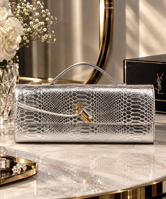 Bolso LUMIÈRE Silver – Luxury Collection ✨🩶