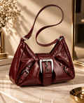 Bolso ÉLYSÉE Burgundy – Colección Luxe 🍷✨
