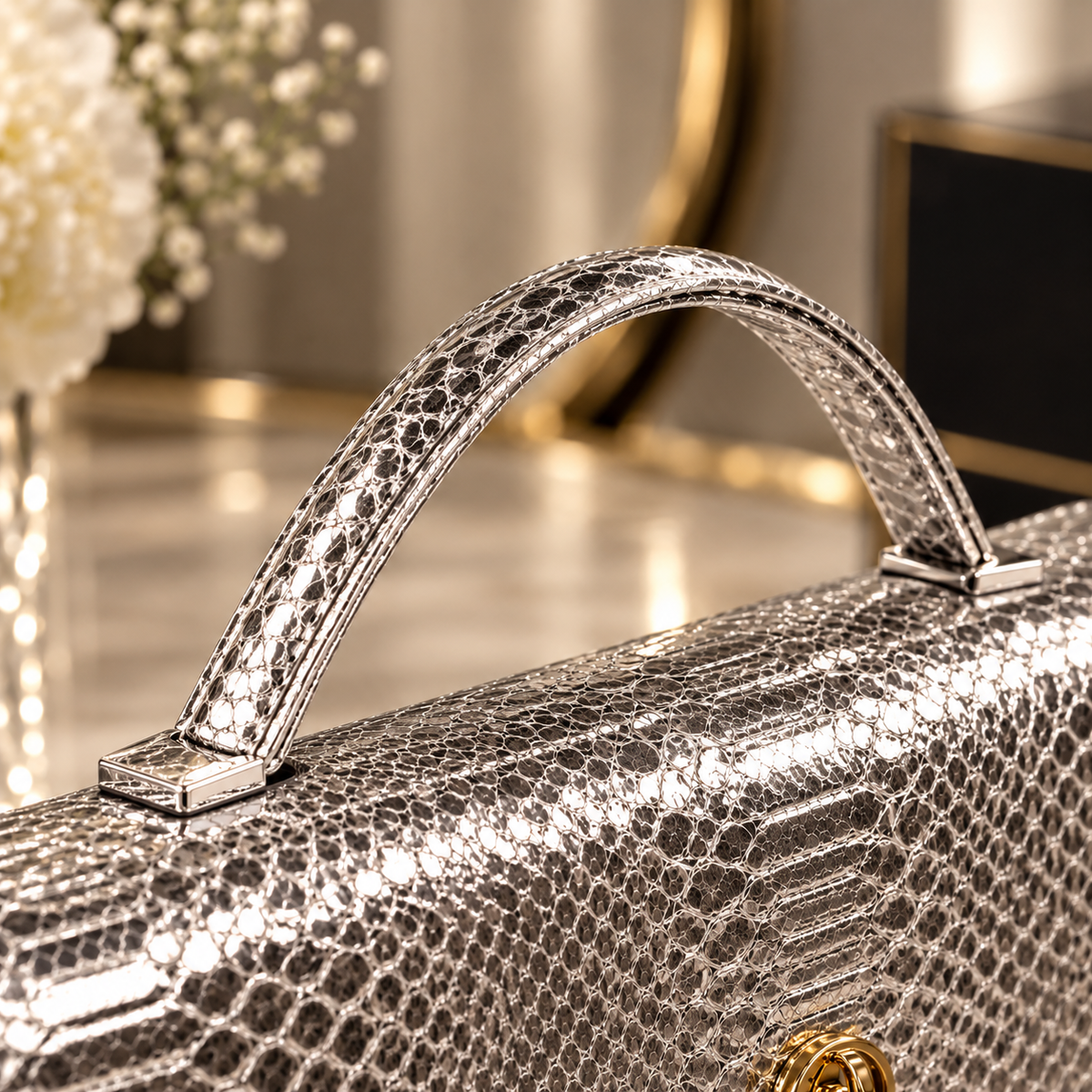 Bolso LUMIÈRE Silver – Luxury Collection ✨🩶