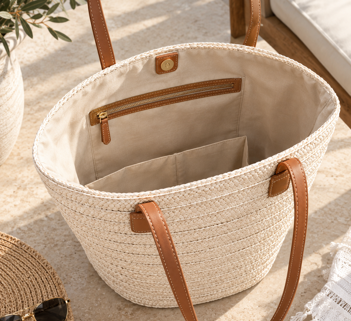Bolso SOLÉANE – Riviera Collection 🤎✨